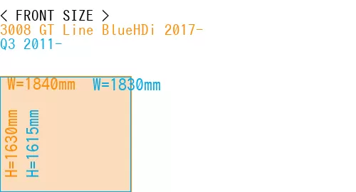 #3008 GT Line BlueHDi 2017- + Q3 2011-